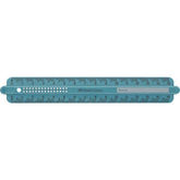 REGLA FABER CASTELL SPARKLE 15CM VERDE OCEANO | 6 UNIDADES | (FABER CASTELL)